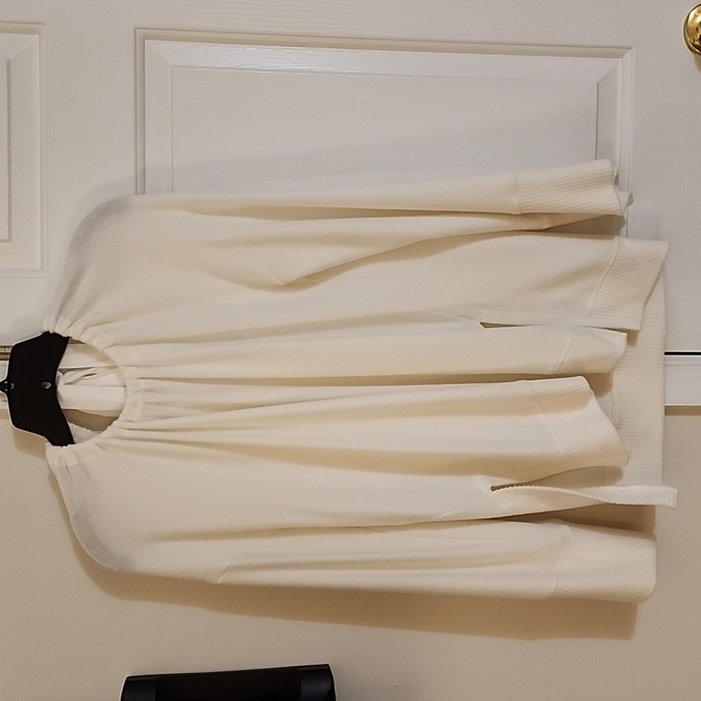 Anthropologie cream top